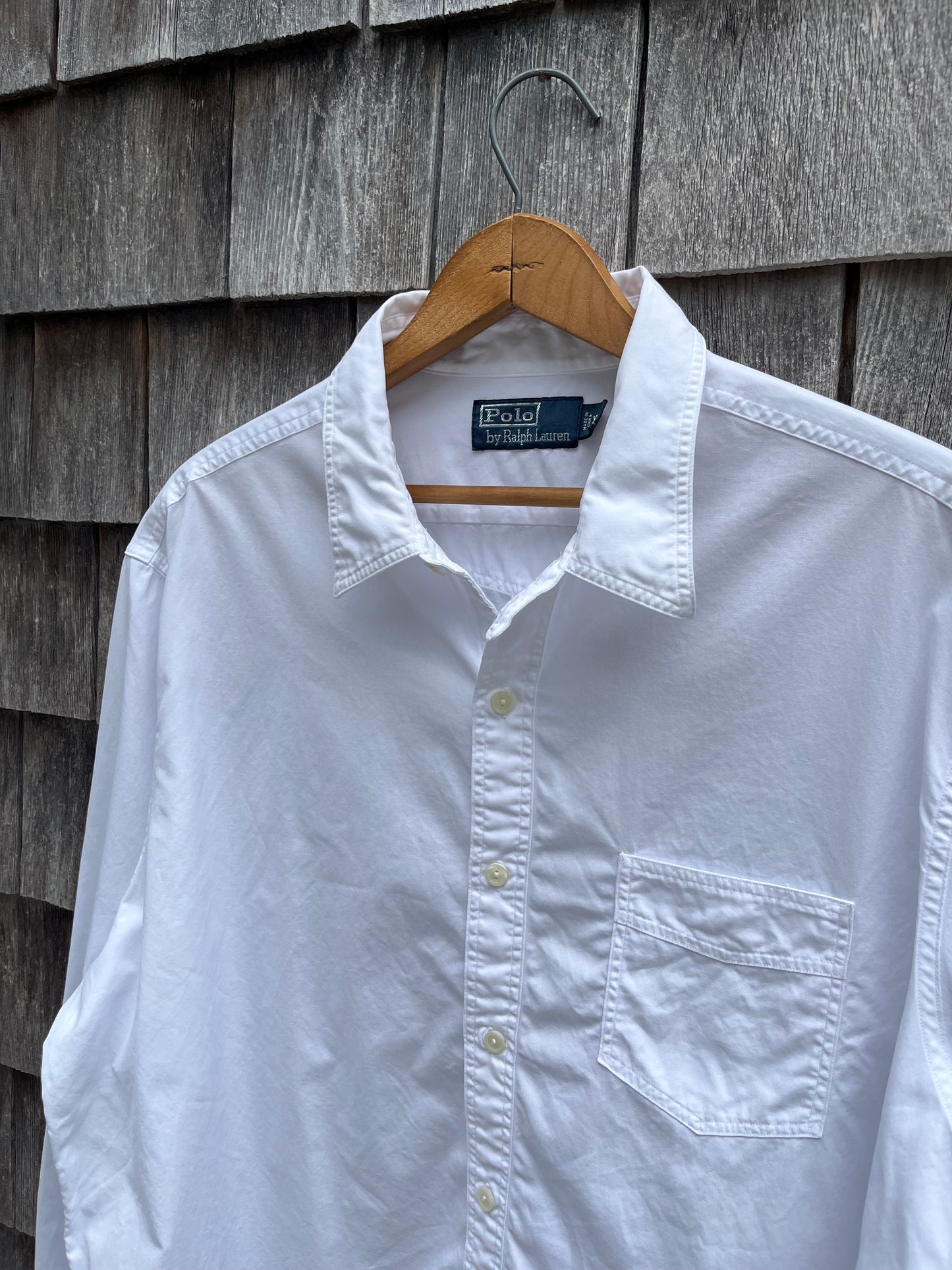00s Polo Ralph Lauren Chinstrap Collar Button Up Shirt (XL)