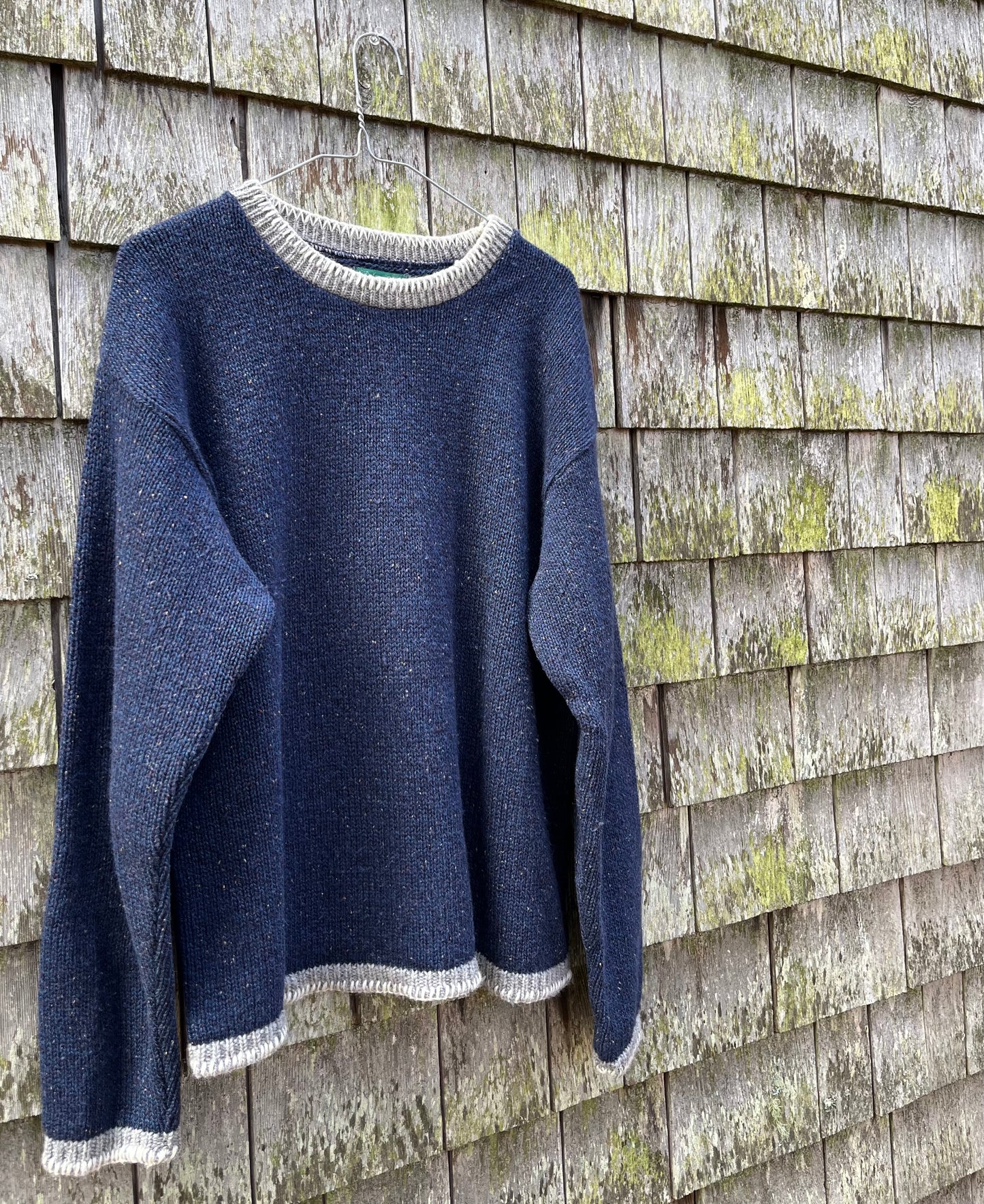 90s L.L. Bean Wool Blend Fleck Knit Sweater (L)