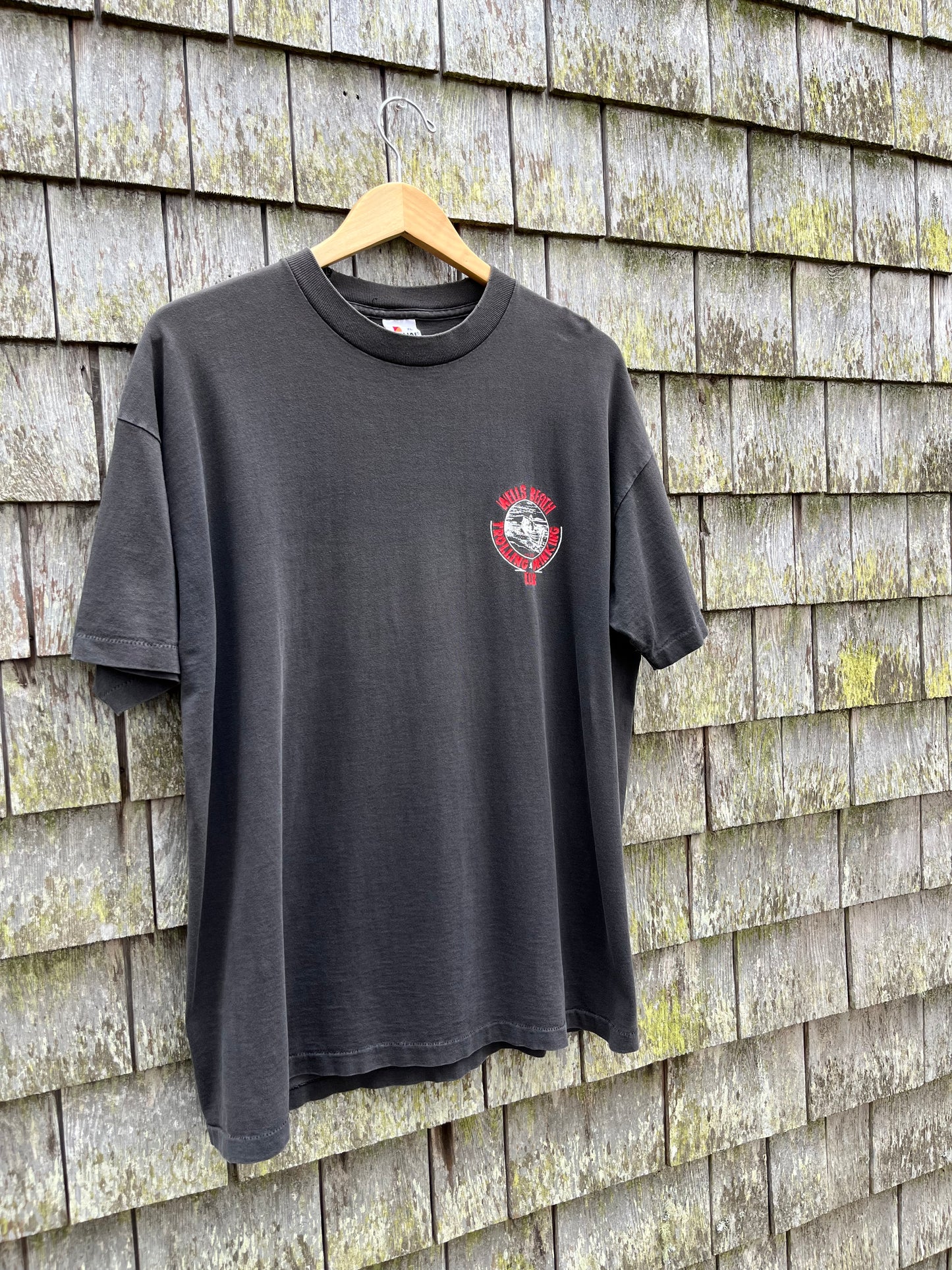 90s Well Beach Maine ‘Trolling & Drinking Club’ T-Shirt (L)