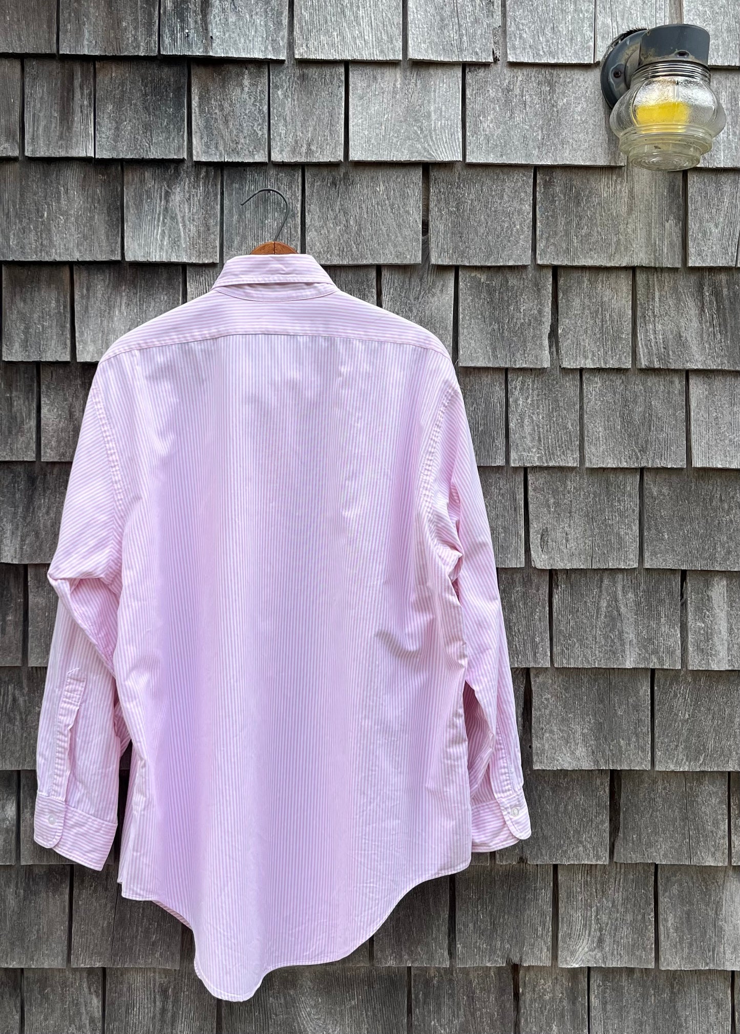 90s Brooks Brothers Makers Slim Fit University Stripe Oxford Cloth Button Down Shirt (17.5-3)