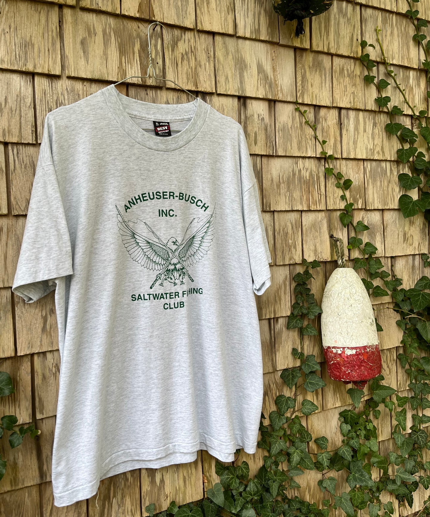 90s Anheuser Busch Saltwater Fishing Team T-Shirt (XL)