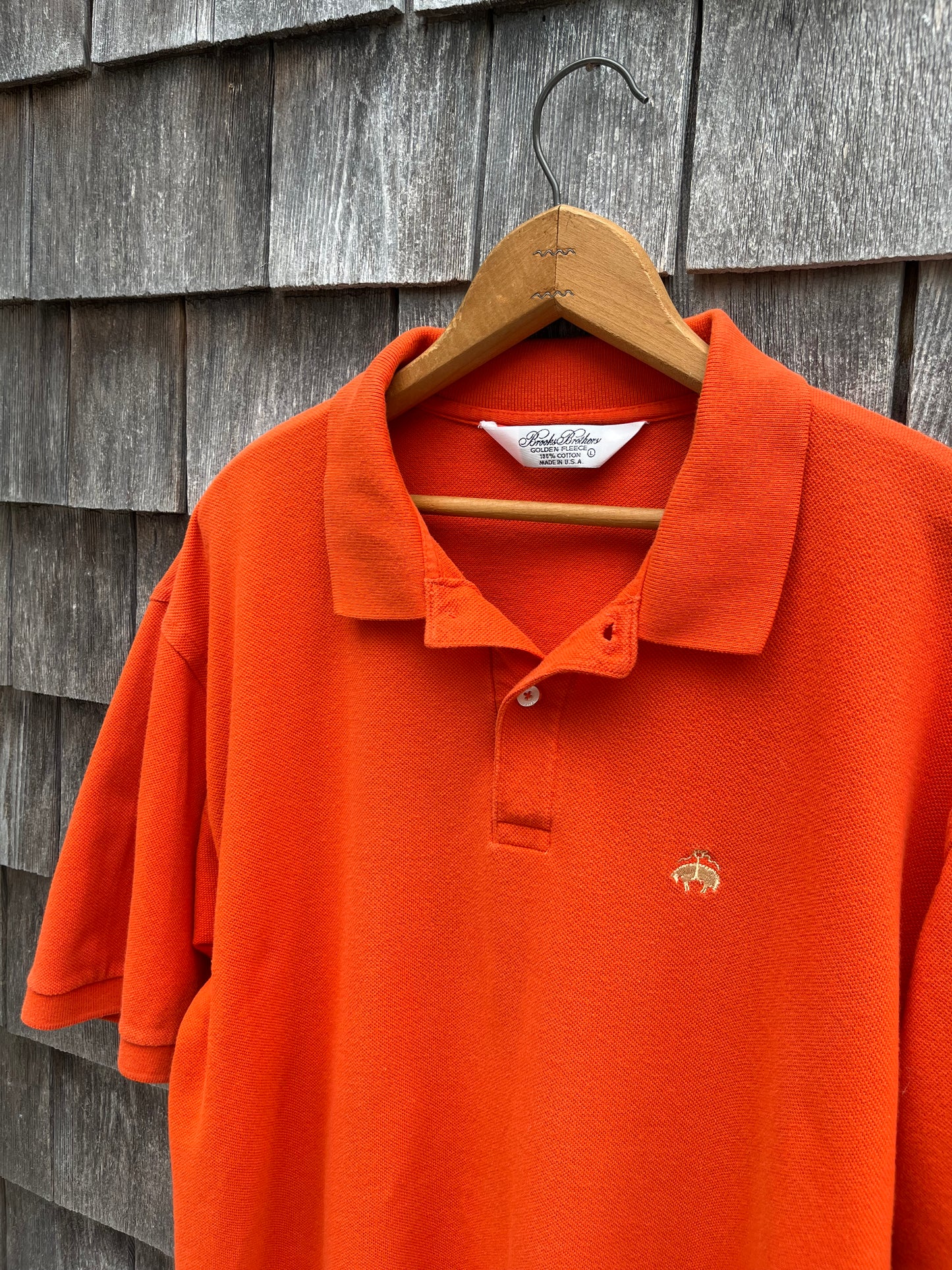 90s Brooks Brothers Golden Fleece Short Sleeve Polo Shirt (L)