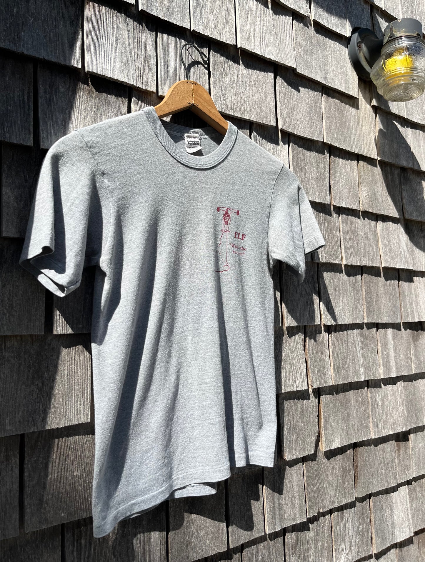 80s ELF Walk the System New Hampshire Hiking T-Shirt (XS/S)