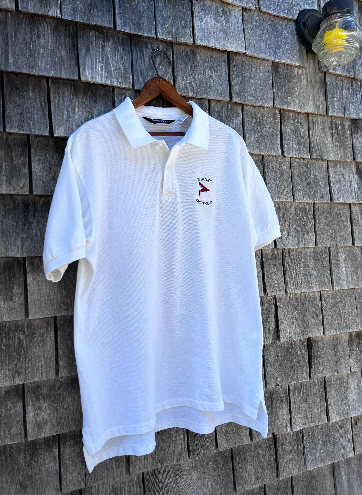90s Wianno Yacht Club Lands' End Polo Shirt Large