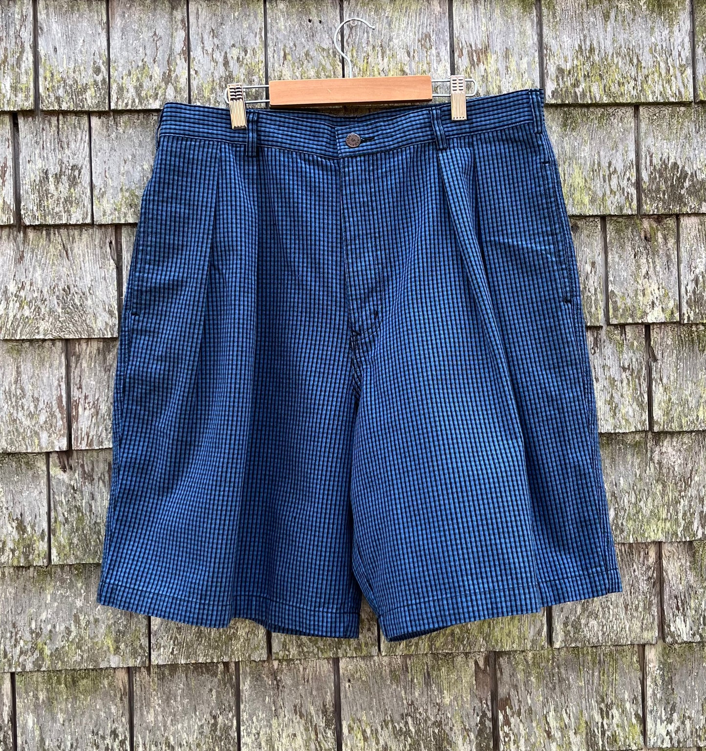 90s Smith & Hawken Check Cotton Twill Shirts (34/9”)