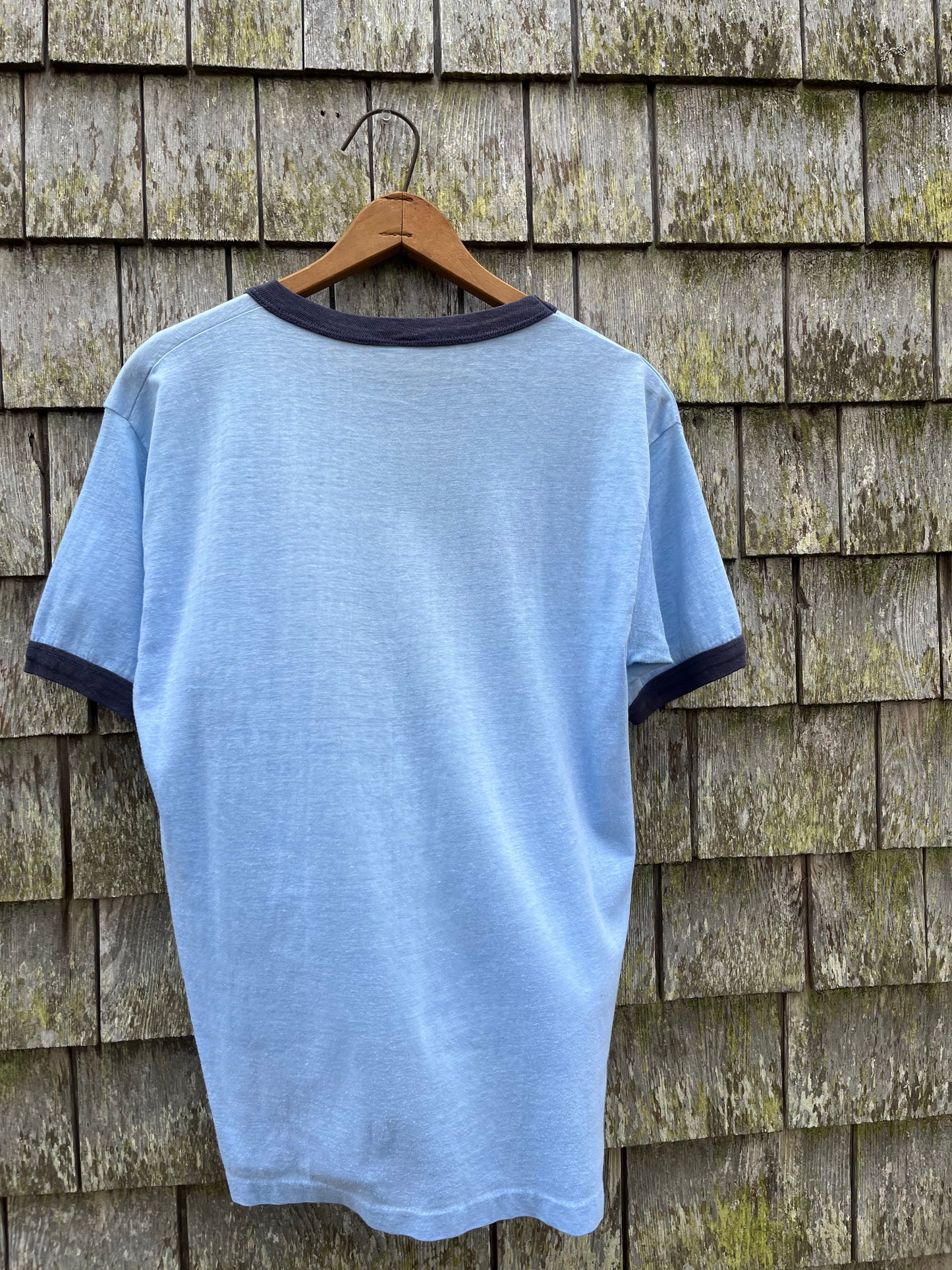 80s The New England Fire And History Museum Brewster Ringer T-Shirt (S/M)