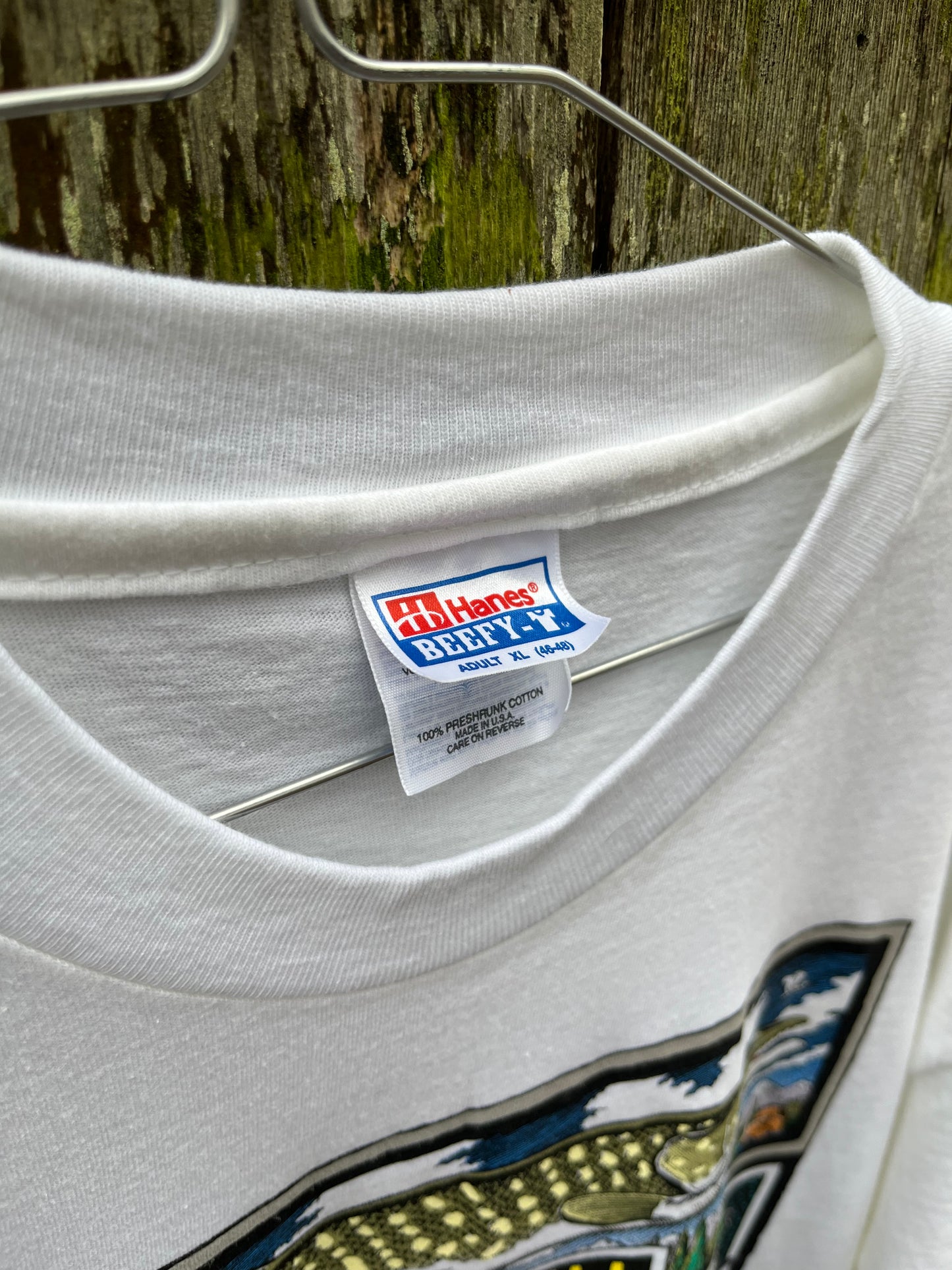 90s Nantucket Bluefish Ray Troll Designs T-Shirt (XL)