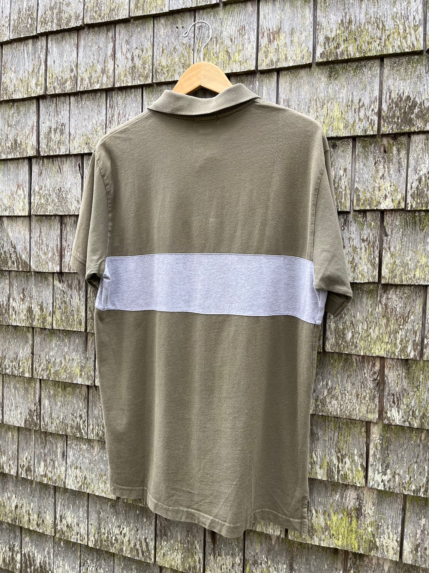00s J.Crew Striped Polo Shirt (L)