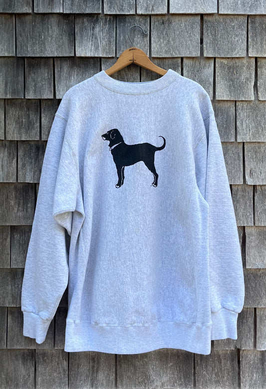 90s The Black Dog Martha’s Vineyard Kellsport Reverse Weave Sweatshirt (XL/XXL)