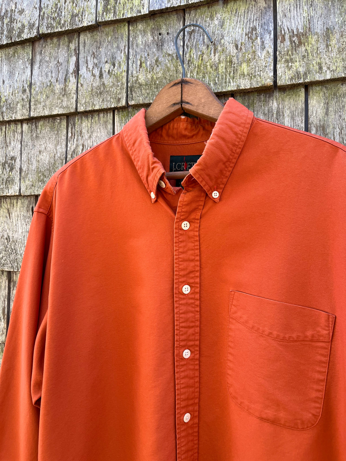 90s J.Crew Cotton Oxford Cloth Button Down Shirt (L/XL)