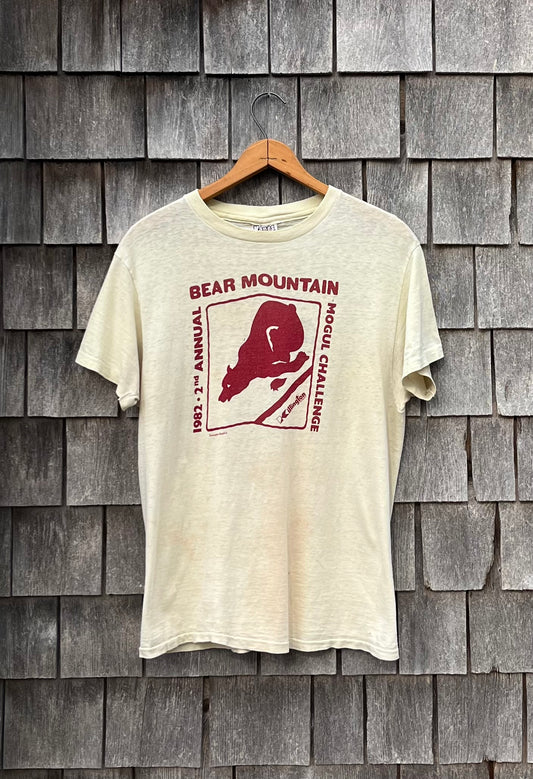 80s Bear Mountain Mogul Challenge Killington Vermont T-Shirt (M)