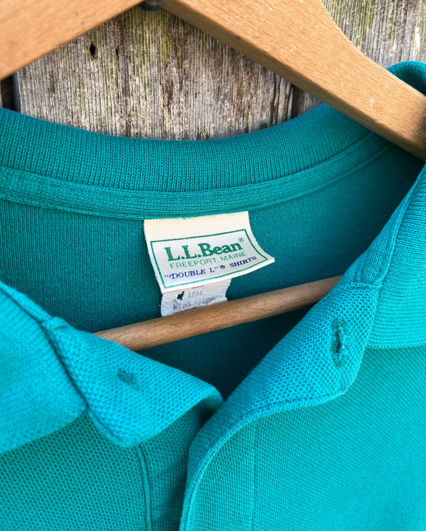 90s L.L. Bean ‘Double L’ Cotton Polo Shirt (L)