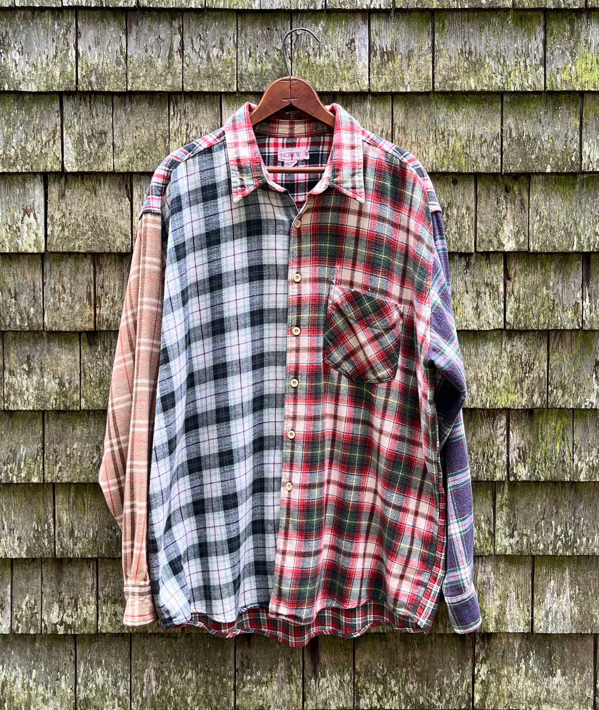 90s J.Crew Cotton Flannel Fun Shirt (XL)