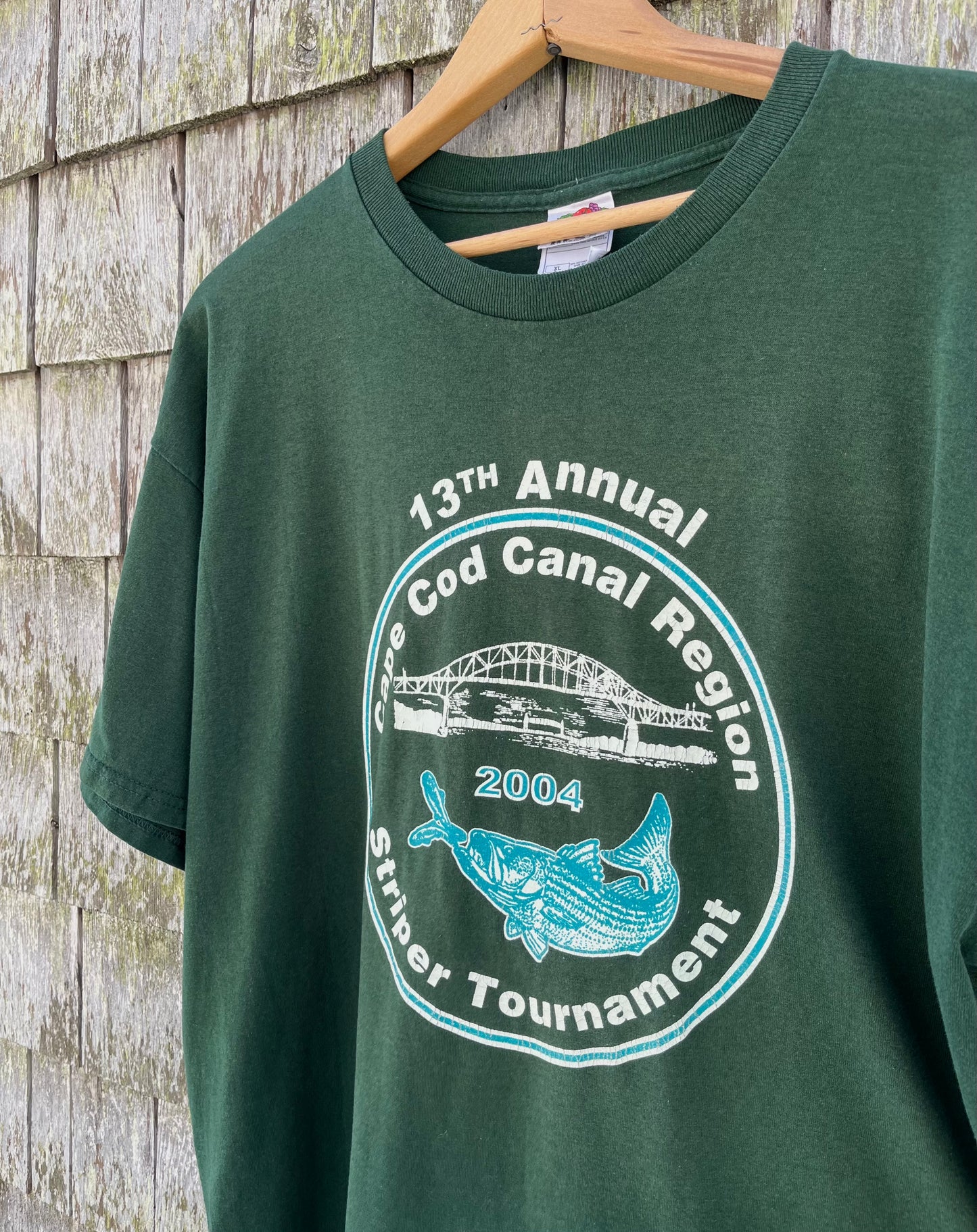 00s Cape Cod Canal Fishing Tournament T-Shirt (L/XL)