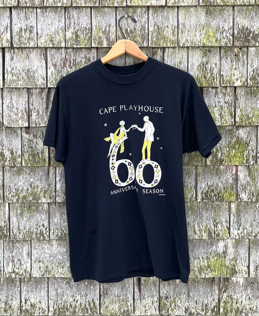 80s Edward Gorey Cape Playhouse 60th Anniversary T-Shirt (S/M)