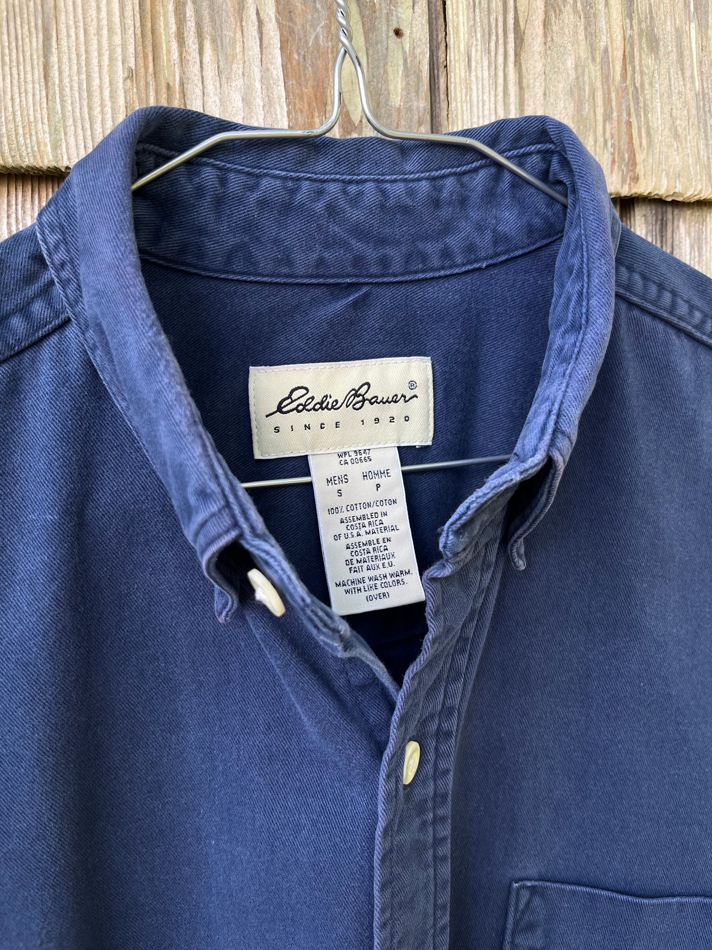 90s Eddie Bauer Chamois Flannel Button Down Shirt (L)