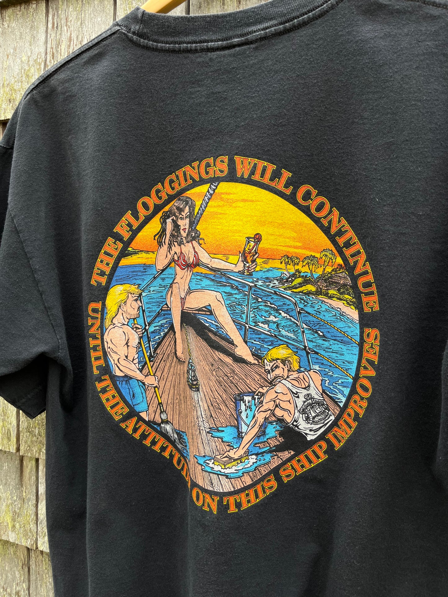 90s Latitudes & Attitudes Sailing Magazine T-Shirt (L)