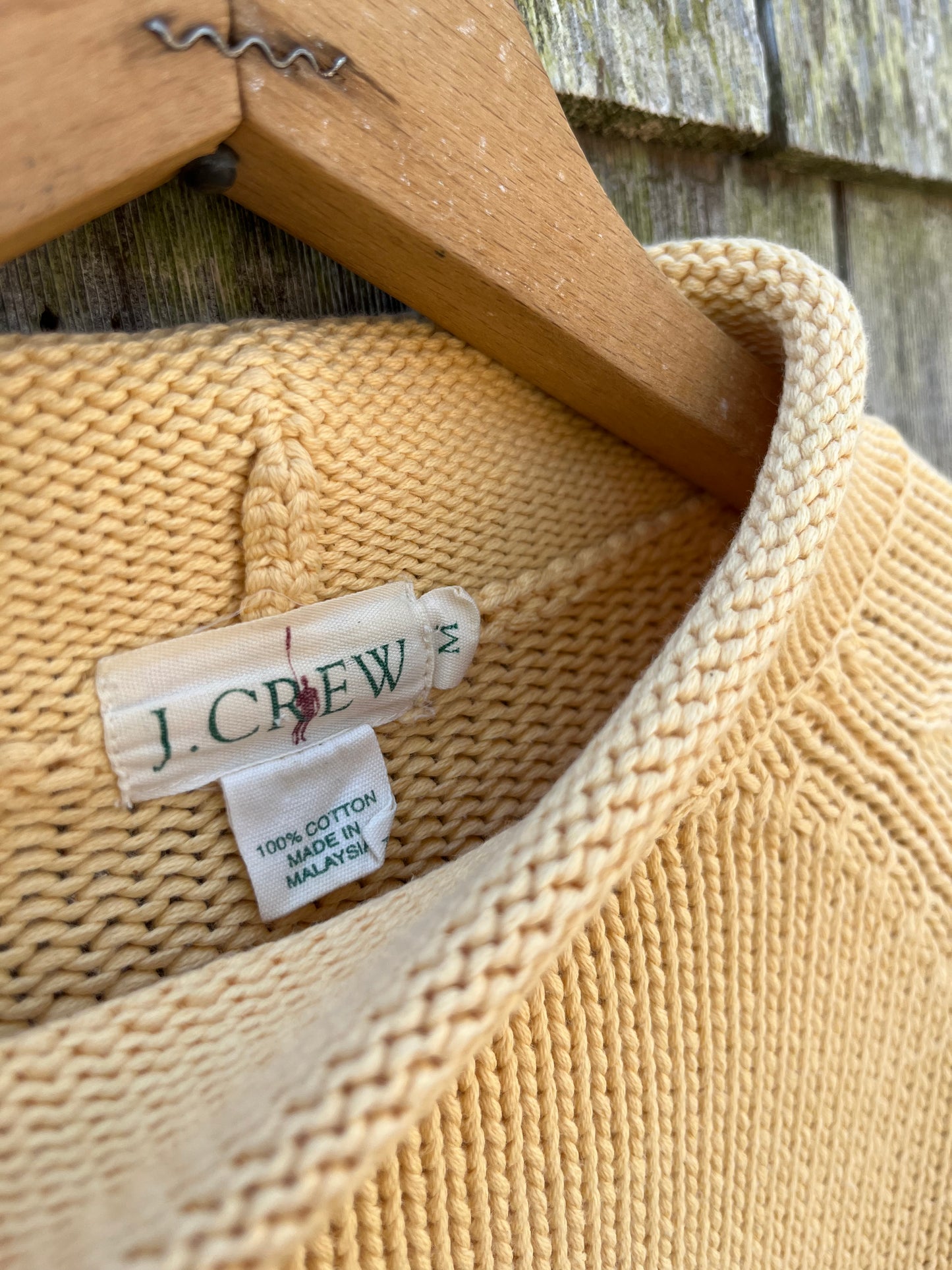 90s J.Crew Rollneck Cotton Knit Sweater (L)