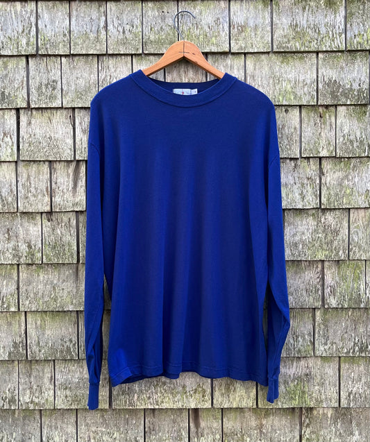 90s J.Crew Long Sleeve Cotton T-Shirt (L)