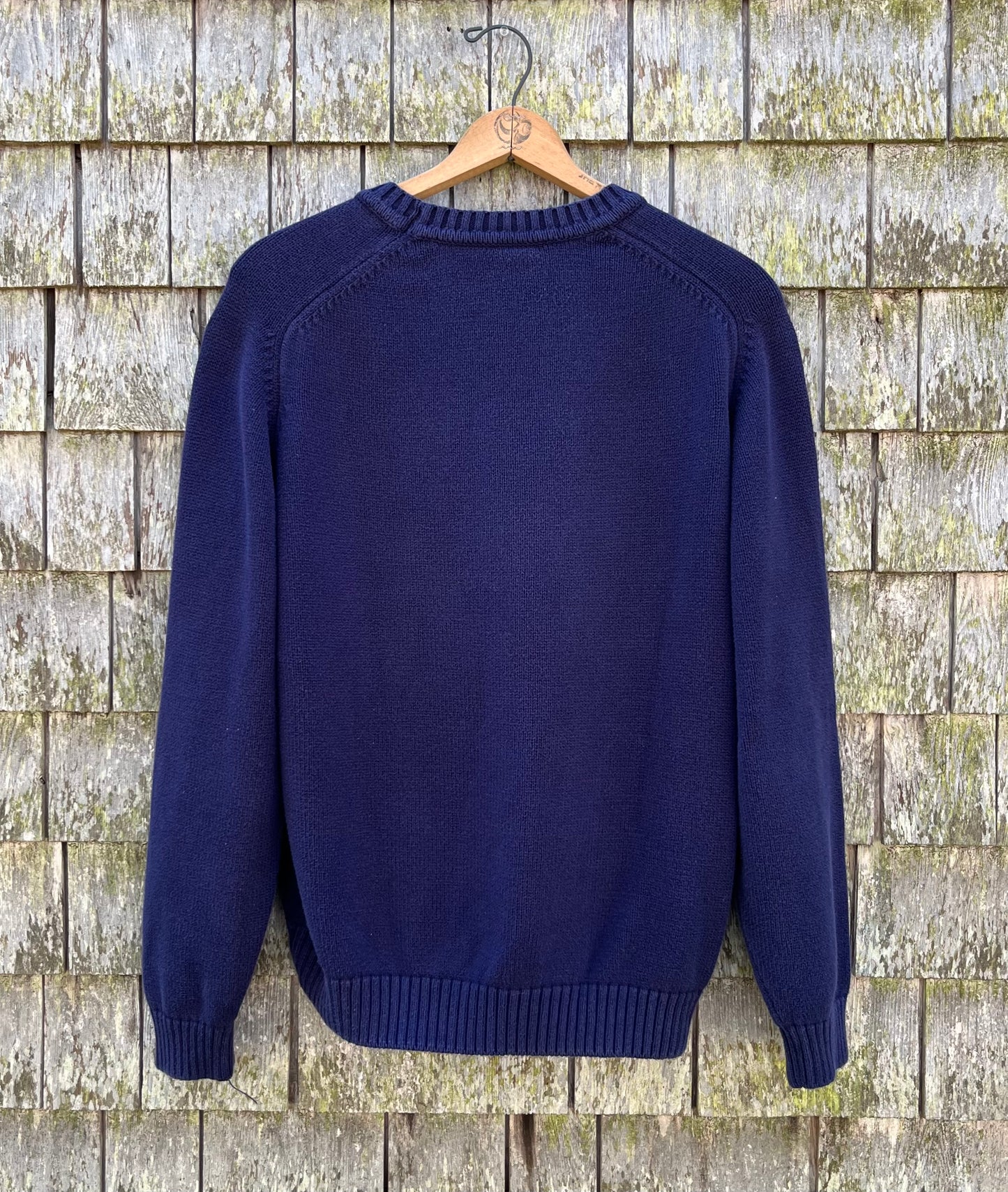 90s Lands’ End ‘Drifter’ Crewneck Cotton Knit Sweater (L/XL)