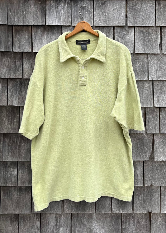 90s Banana Republic Terry Cloth Polo Shirt (XL)
