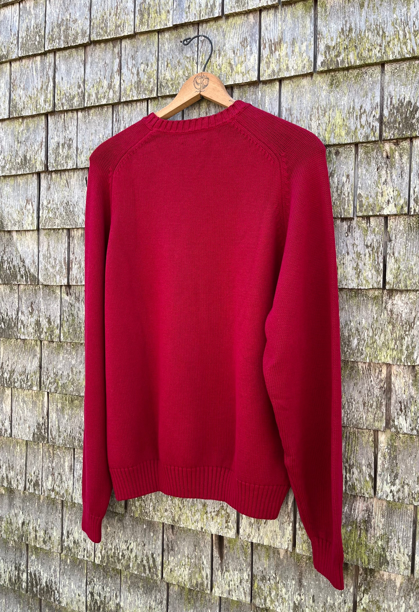 90s Lands’ End ‘Drifter’ Crewneck Cotton Knit Sweater (L/XL)