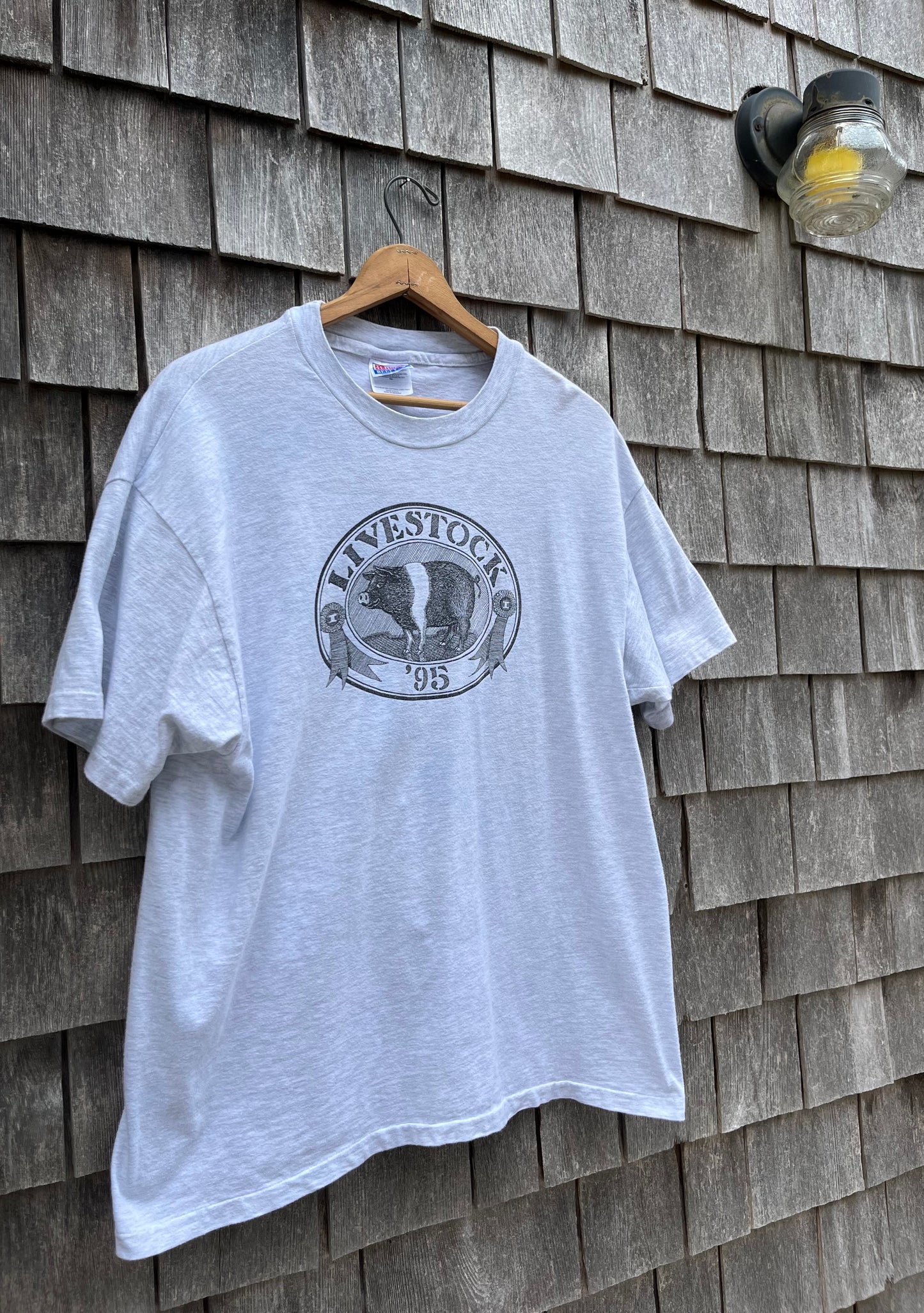 90s Livestock 95 Concert T-Shirt Martha’s Vineyard Agricultural Fair (XL)