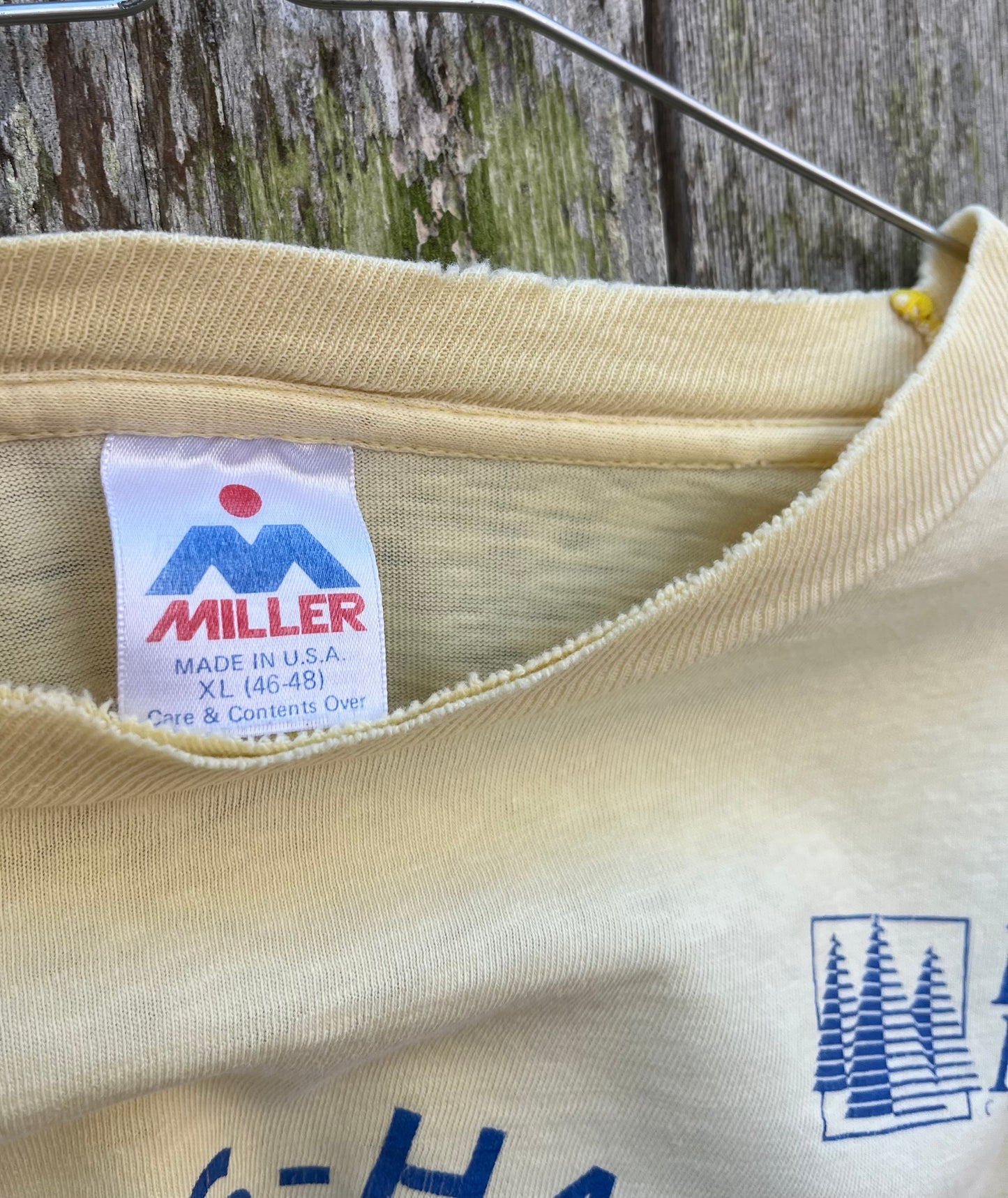 80s Cape Cod Marathon Falmouth Track Club Long Sleeve T-Shirt (L)