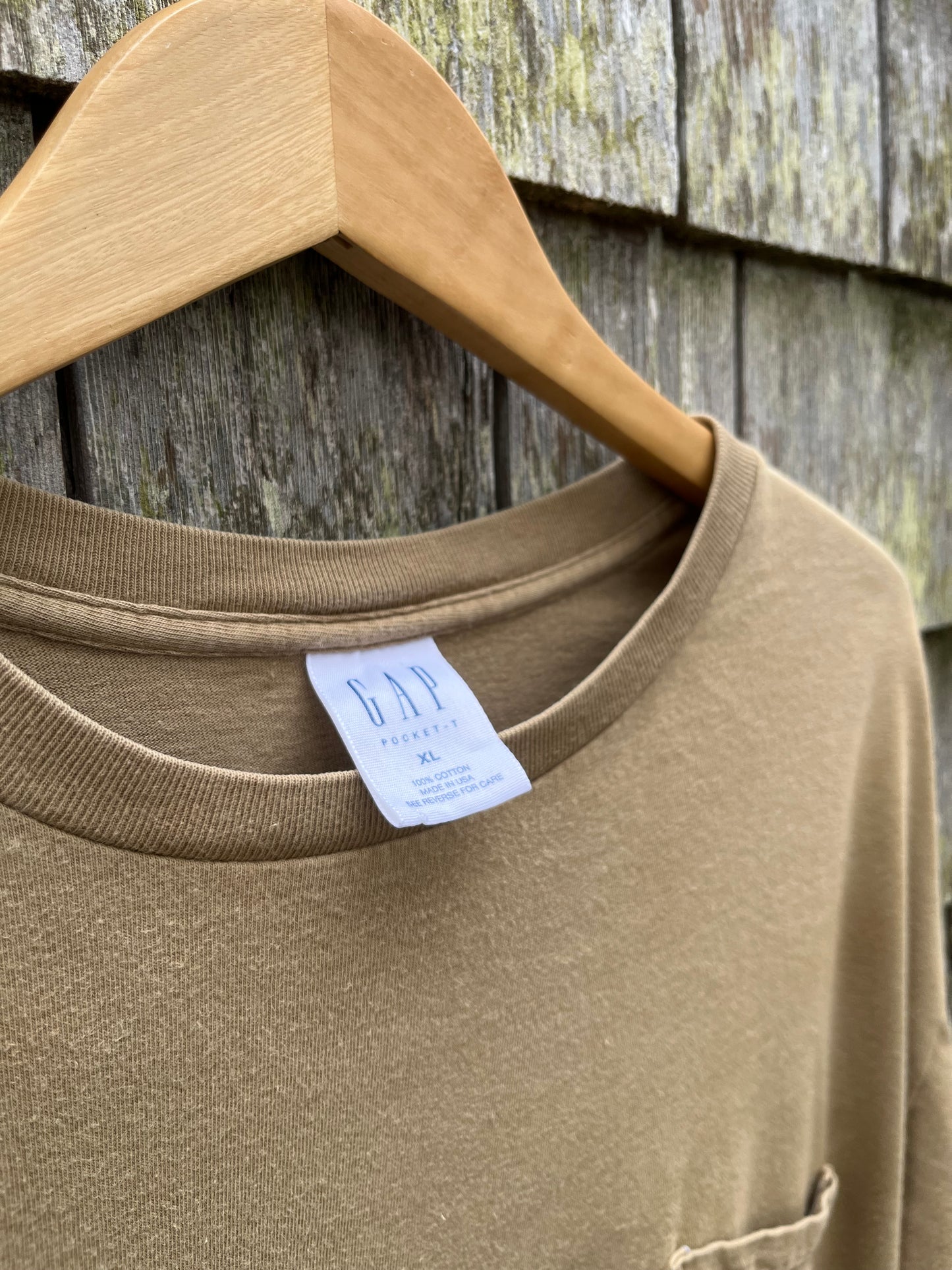 90s GAP Cotton Pocket T-Shirt (L)