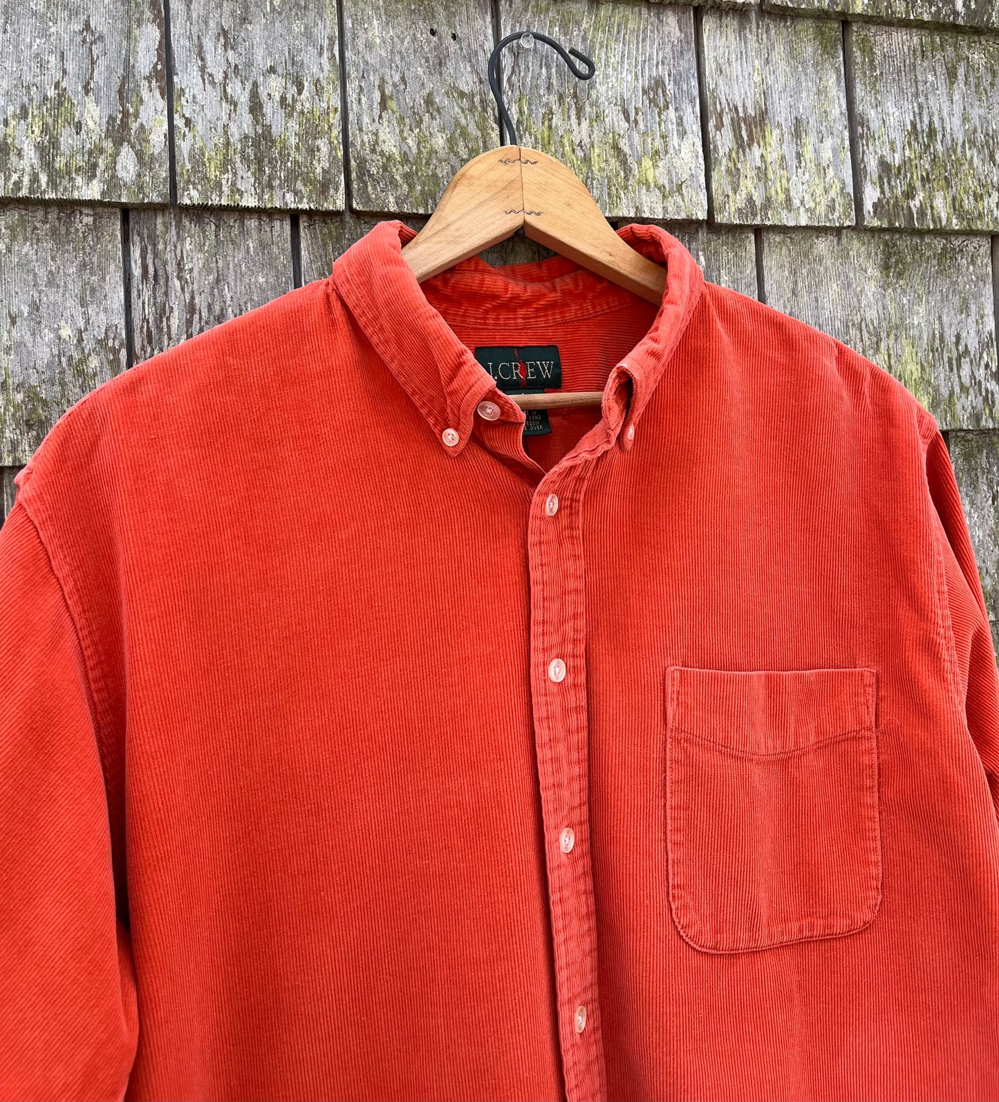 90s J.Crew Corduroy Button Down Shirt (L/XL)