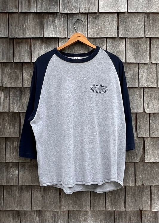 90s Chatham Fish & Lobster Baseball Jersey T-Shirt (L)