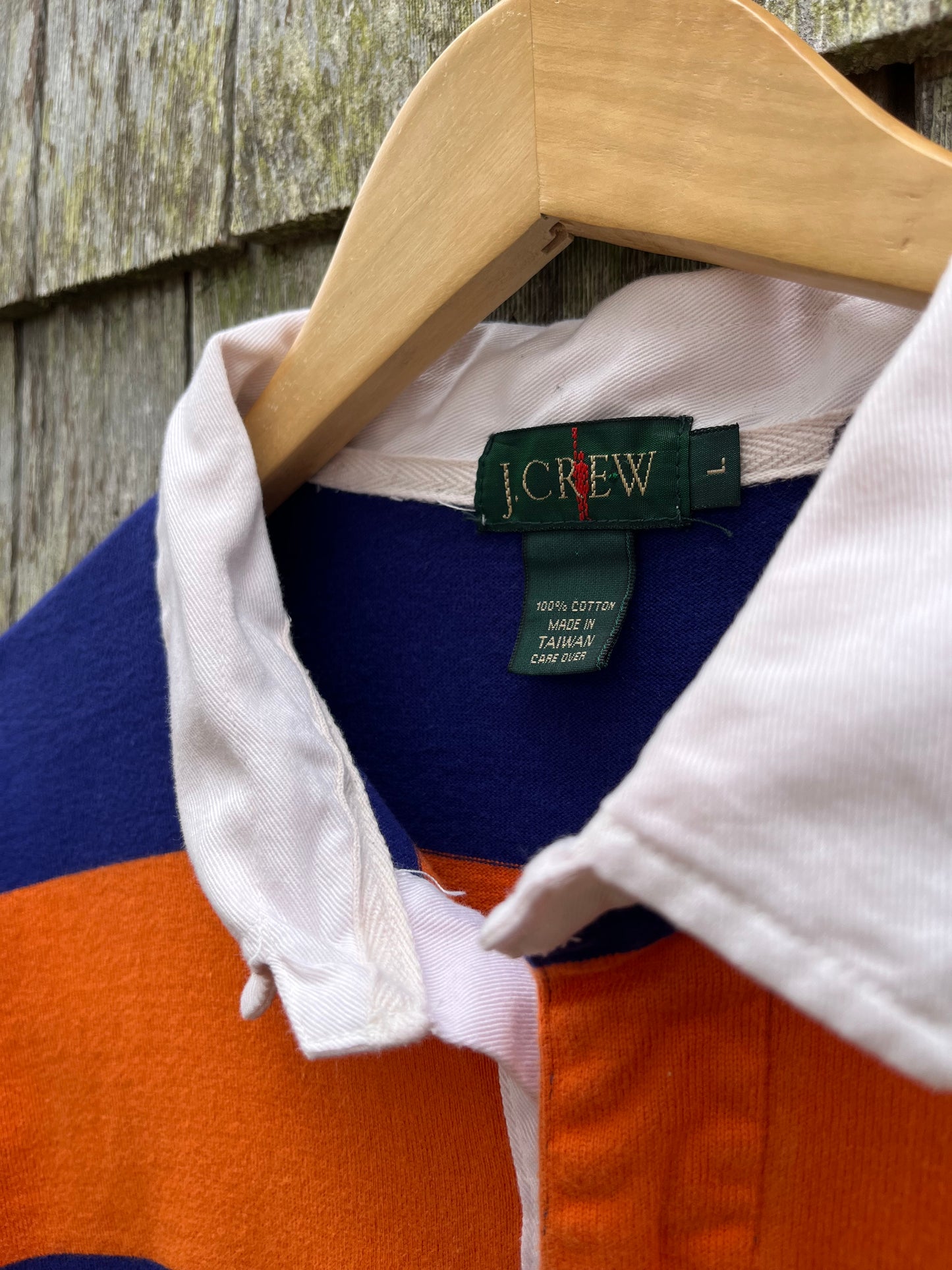 90s J.Crew Cotton Rugby Shirt (L/XL)