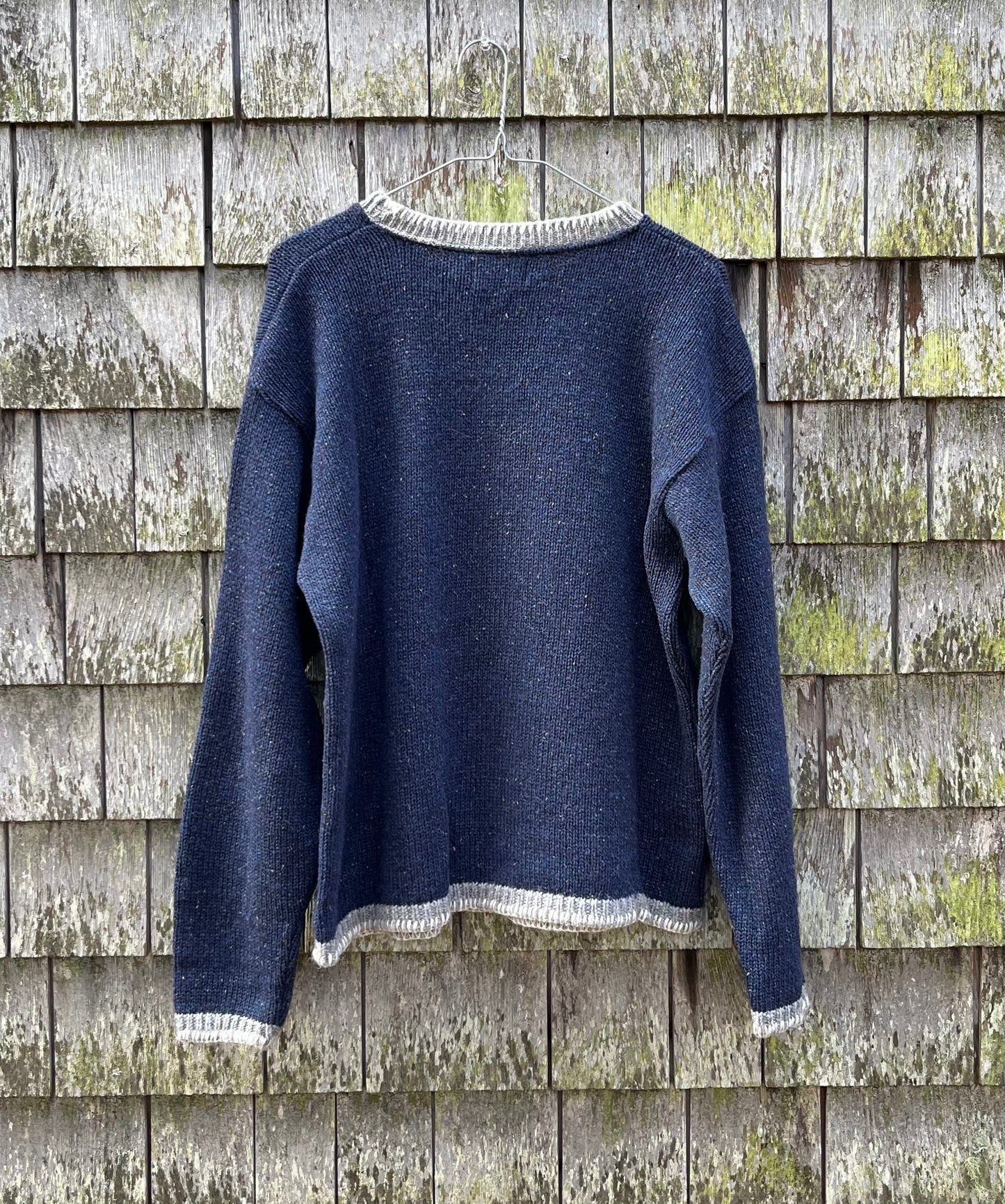 90s L.L. Bean Wool Blend Fleck Knit Sweater (L)