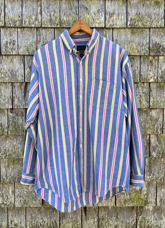 90s J.Crew Oxford Cloth Button Down Shirt (L)