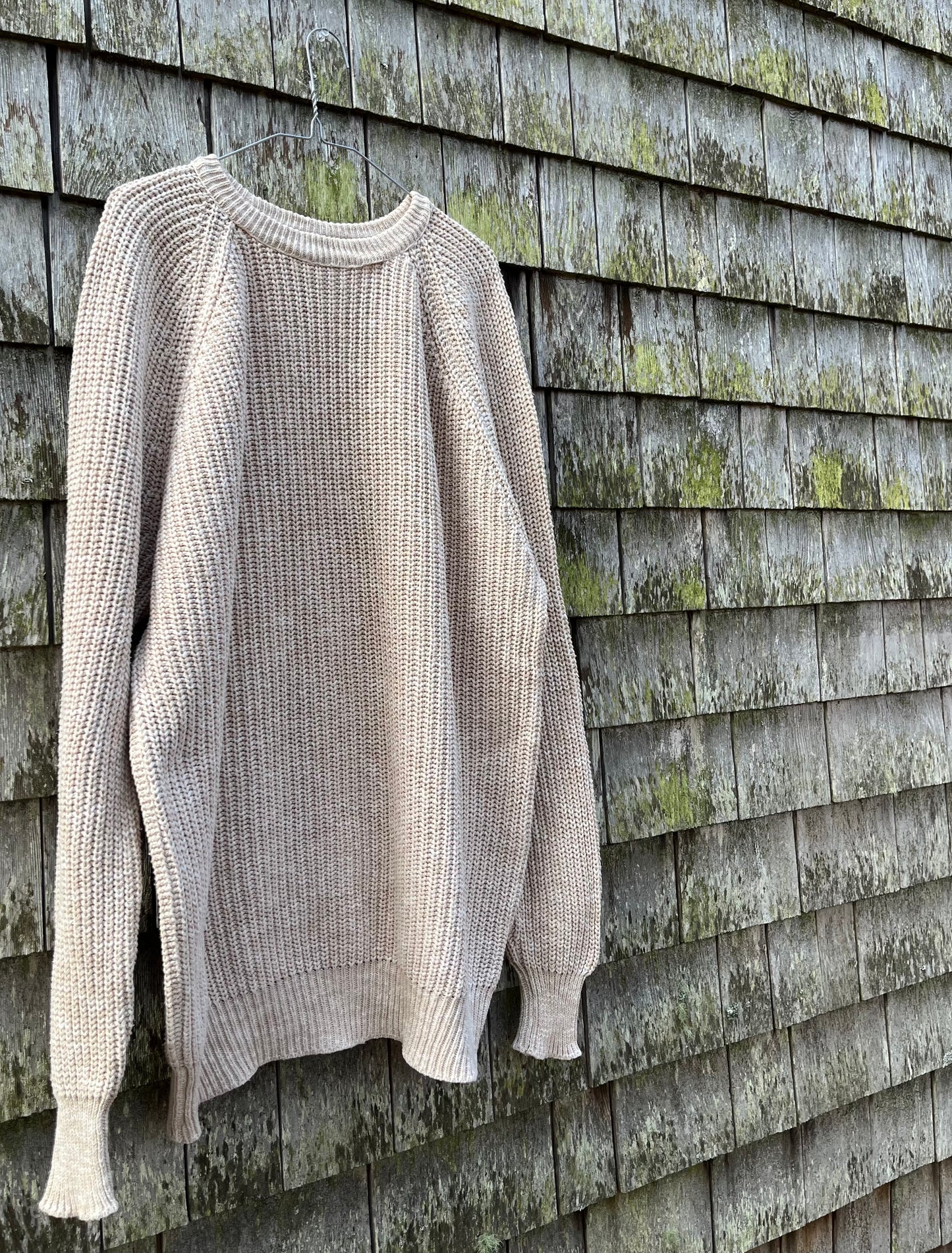 90s L.L. Bean Cotton Shaker Stitch Sweater (XL)