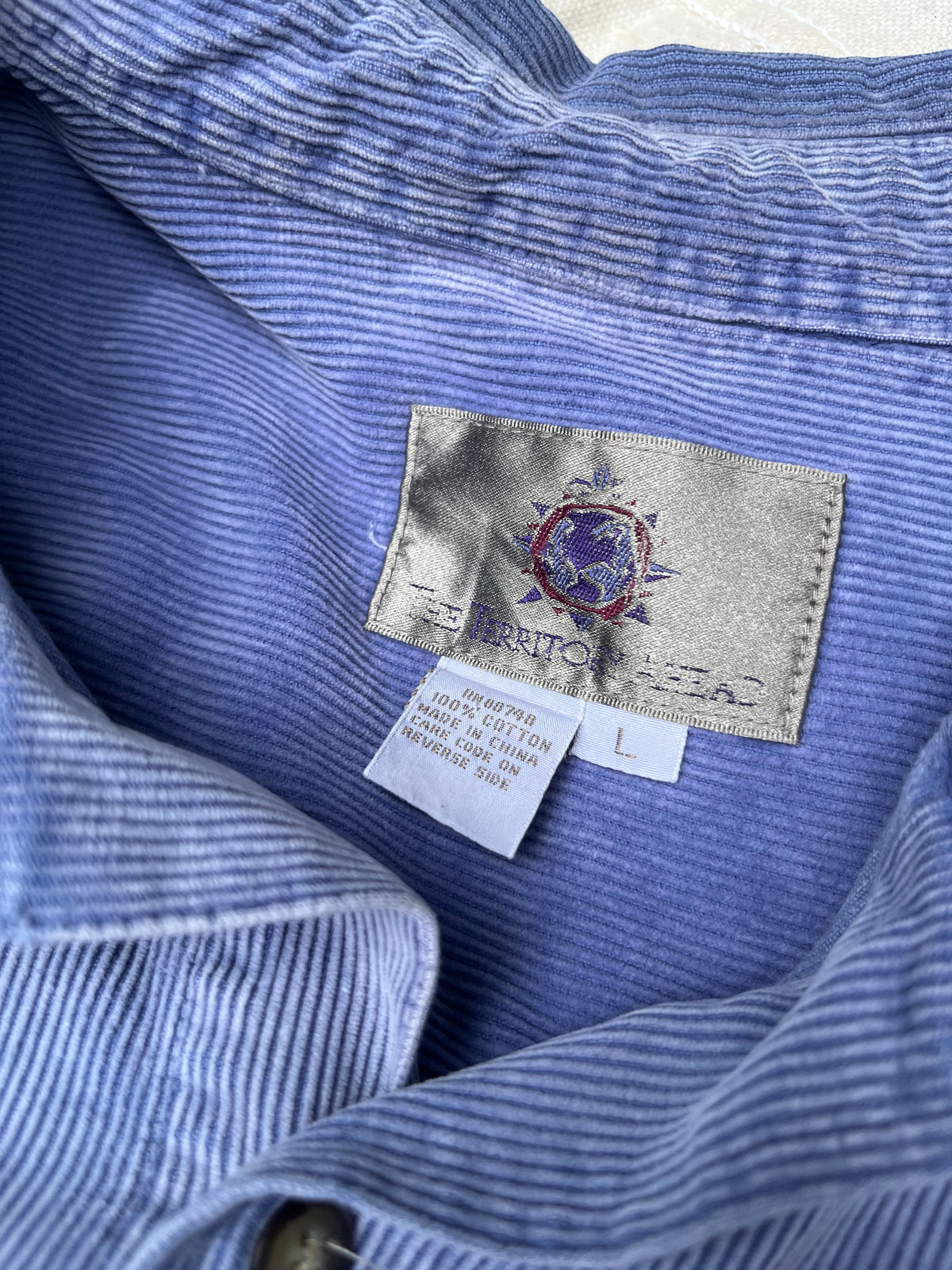 90s The Territory Ahead Corduroy Button Up Shirt (L/XL)