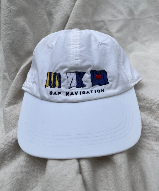 90s GAP Navigation Signal Flag Strapback Cap (OSFA)