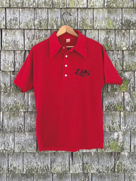 70s The Depot Dining Saloon Hyannis Polo Shirt (M)