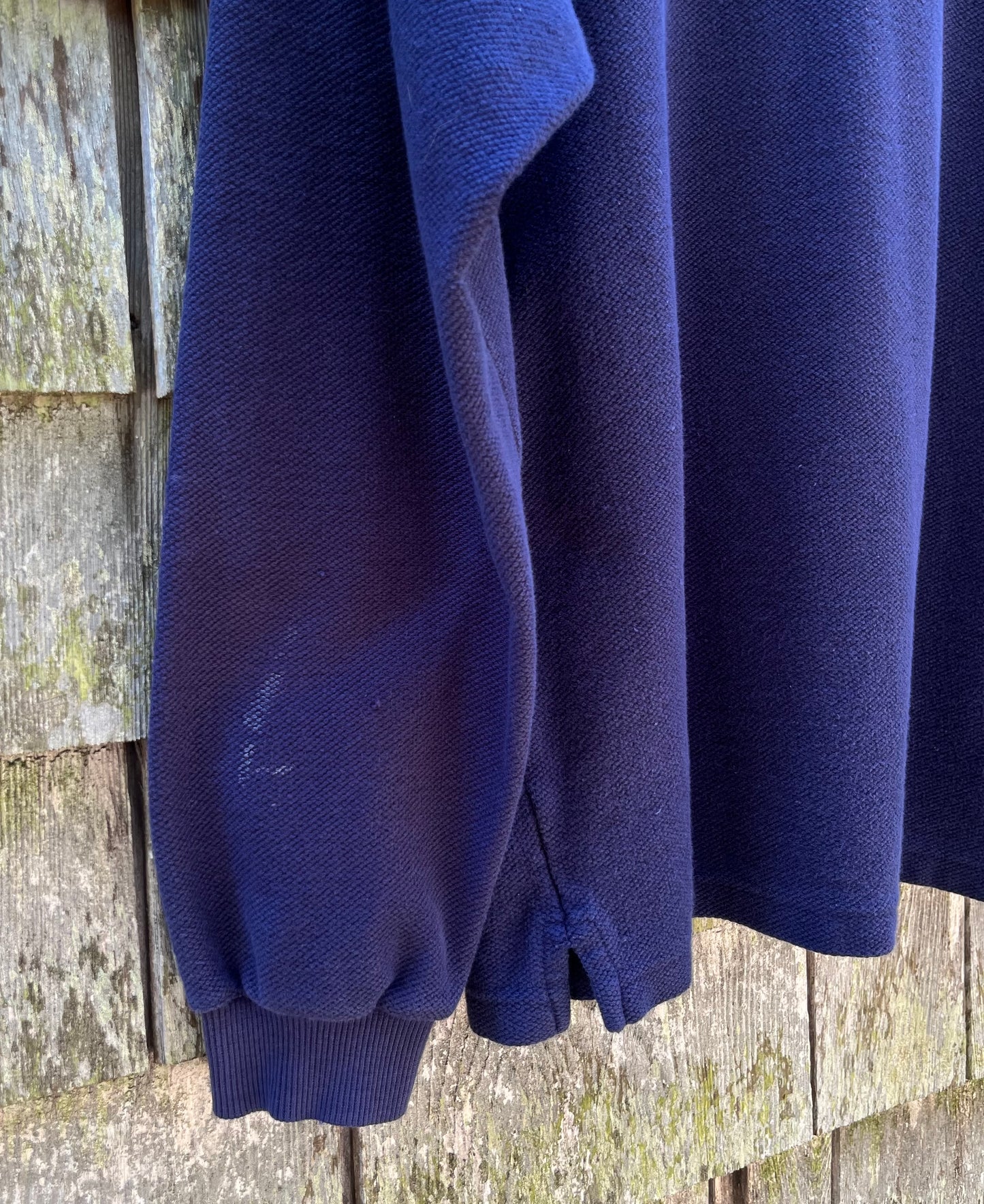 90s Patagonia Cotton Pique Snap Collar Pullover Shirt (L)
