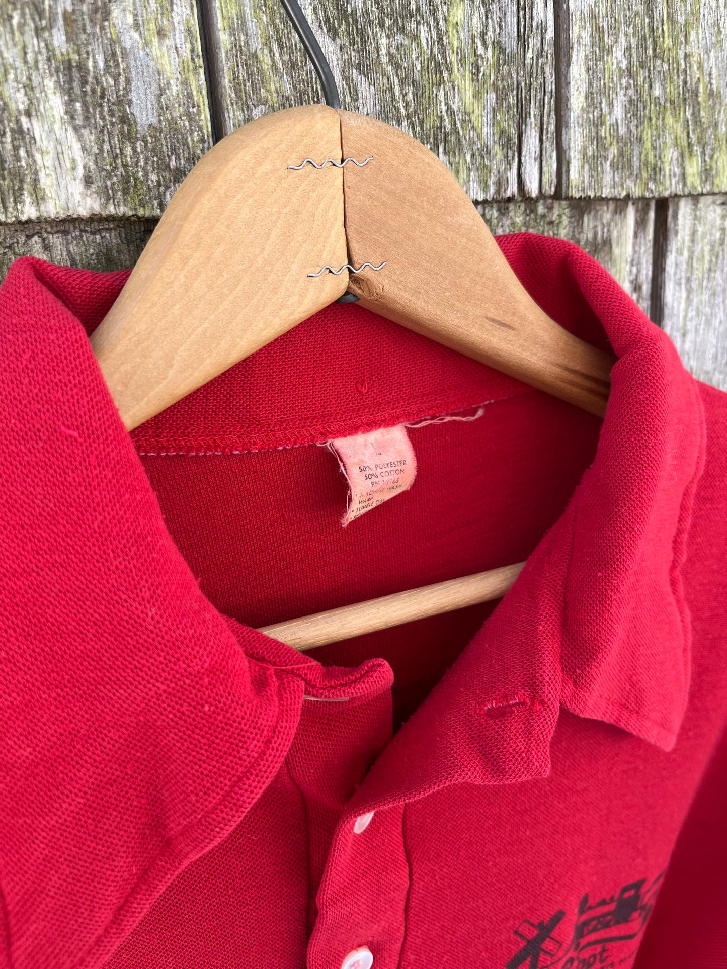 70s The Depot Dining Saloon Hyannis Polo Shirt (M)