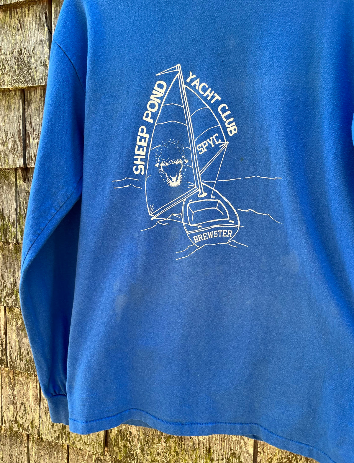 90s Sheep Pond Yacht Club Brewster Long Sleeve T-Shirt (M/L)