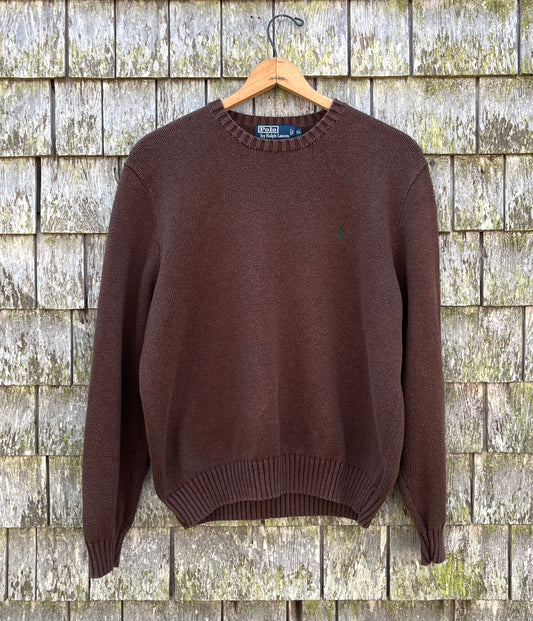 90s Polo Ralph Lauren Crewneck Cotton Knit Sweater (L/XL)
