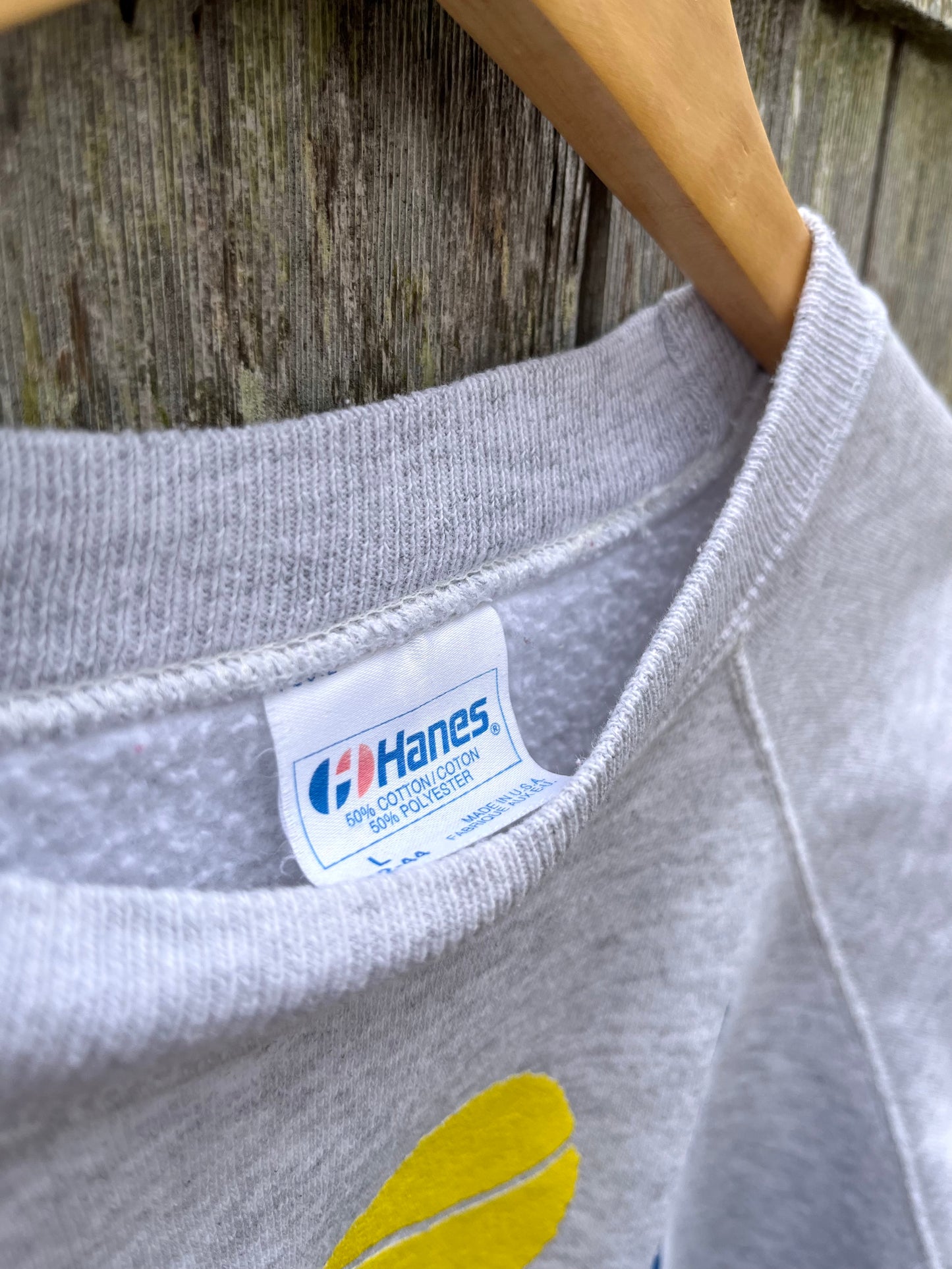 80s San Francisco Tennis Club Raglan Sleeve Crewneck Sweatshirt (M)