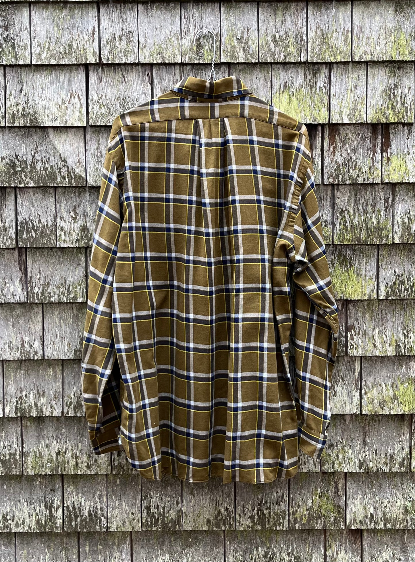 60s Sero Lightweight Brushed Cotton Button Down Shirt (L/XL)