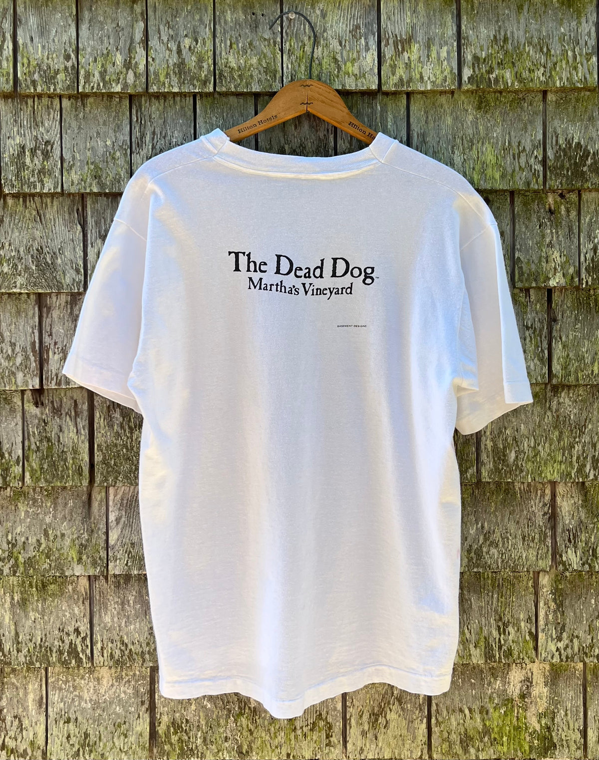 90s The Dead Dog Martha’s Vineyard Riddle T-Shirt (M)