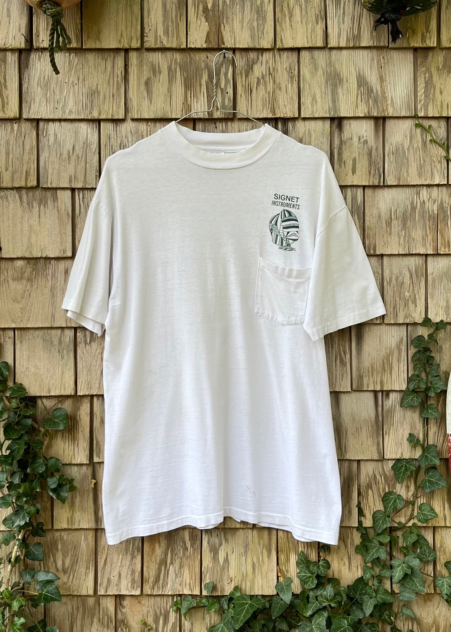 80s Signet Instruments ‘Choice of the 12 Meters’ Pocket T-Shirt (M)