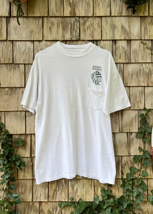 80s Signet Instruments ‘Choice of the 12 Meters’ Pocket T-Shirt (M)