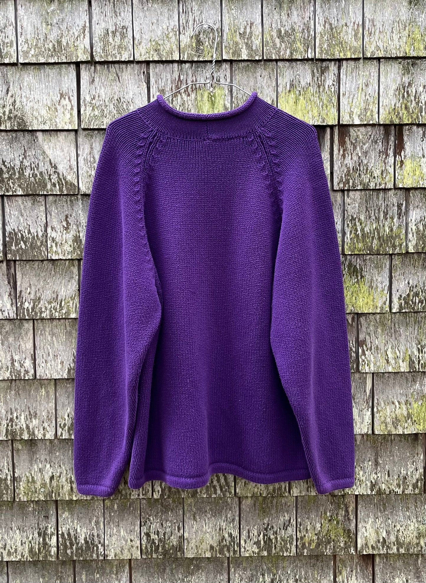 90s J. Crew Roll Neck Cotton Sweater (L/XL)