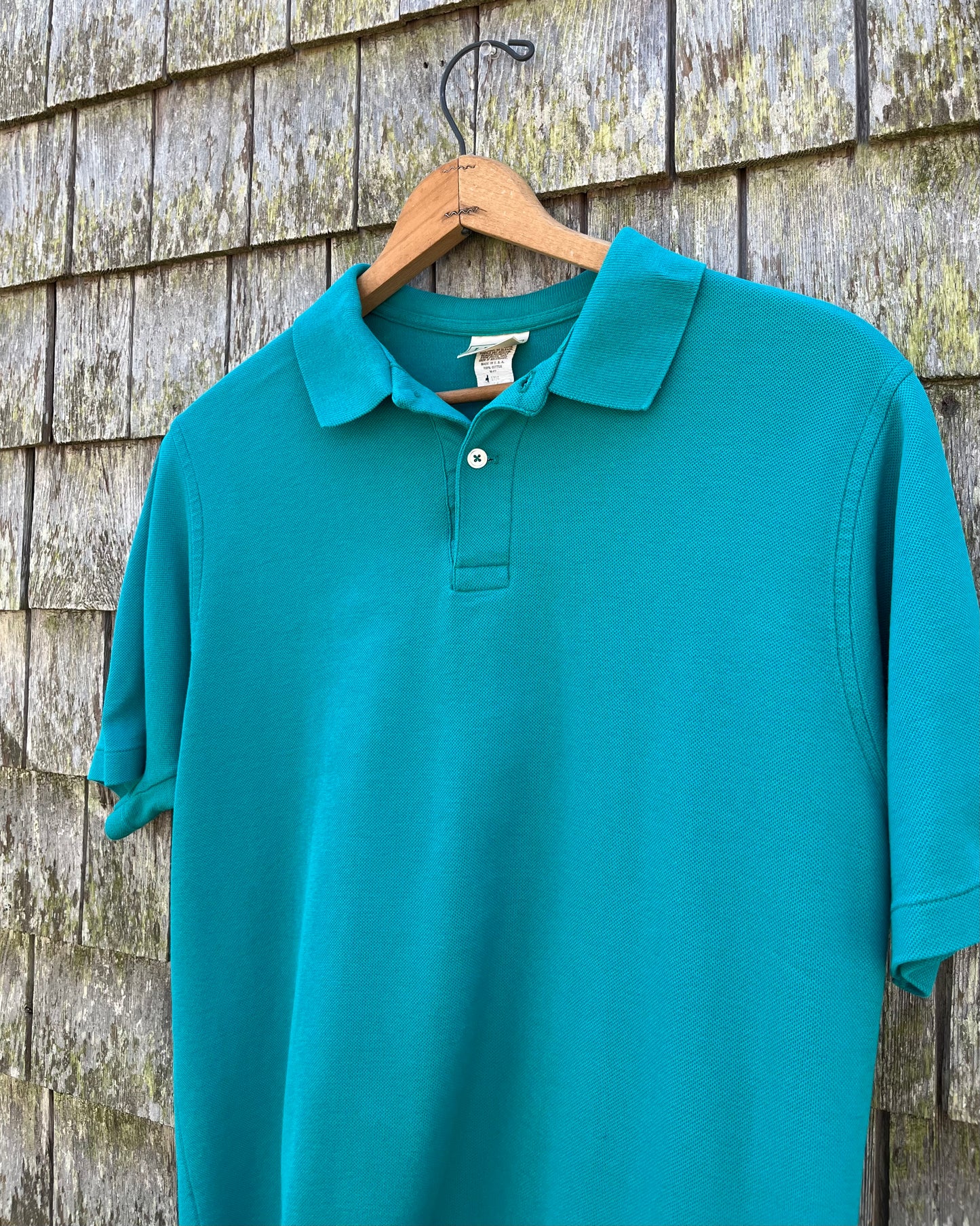 90s L.L. Bean ‘Double L’ Cotton Polo Shirt (L)