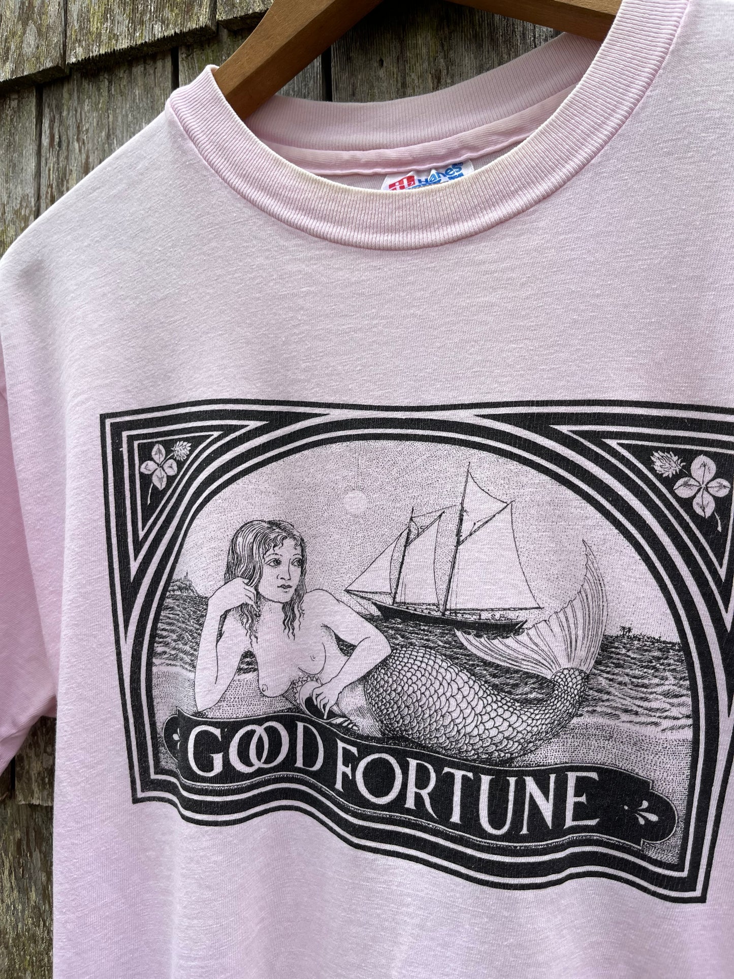 90s Schooner Good Fortune Menemsha Martha’s Vineyard T-Shirt (M)